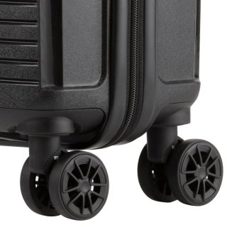 CarryOn Transport (S) Black 35 л валіза з поліпропілену на 4 колесах чорна