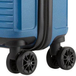 CarryOn Transport (S) Blue Jeans 35 л чемодан из полипропилена на 4 колесах синий