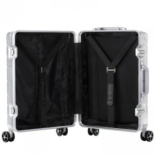 CarryOn ULD 32 л чемодан из алюминия на 4 колесах серый