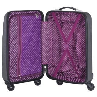 CarryOn Wave (S) Anthracite 35 л чемодан из поликарбоната на 4 колесах антрацит