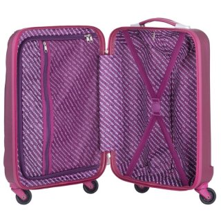 CarryOn Wave (S) Aubergine 35 л чемодан из поликарбоната на 4 колесах баклажан