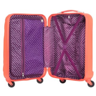CarryOn Wave (S) Coral 35 л чемодан из поликарбоната на 4 колесах коралловый