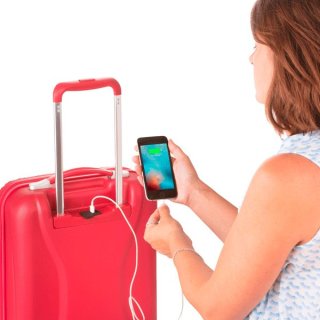 CarryOn Wave (S) Red 35 л чемодан из поликарбоната на 4 колесах красный