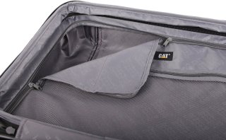 CAT Armis 104 л валіза із пластику розширенням на 4 колесах сіра