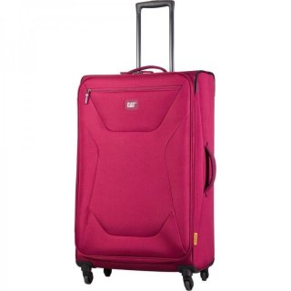 CAT Cargo Easy 90 л чемодан из полиэстера на 4 колесах бордовый