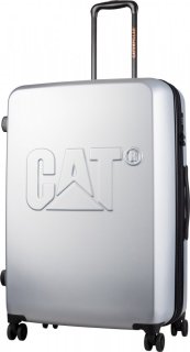 CAT CAT-D 97 л большой чемодан на 4-х колесах серебристый (уценка - пятна на корпусе)