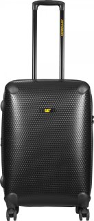 CAT Hexagon 73 л валіза з поліпропілену на 4-х колесах чорна
