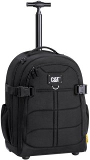 CAT Millennial Cargo 50 л сумка на колесах с отделением для ноутбука из полиэстера на 2 колесах черная