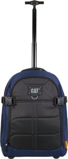 CAT Millennial Cargo 50 л сумка на колесах с отделением для ноутбука из полиэстера на 2 колесах синяя с черными вставками