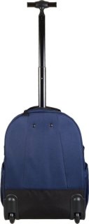 CAT Millennial Cargo 50 л сумка на колесах с отделением для ноутбука из полиэстера на 2 колесах синяя с черными вставками