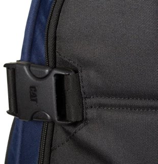 CAT Millennial Cargo 50 л сумка на колесах с отделением для ноутбука из полиэстера на 2 колесах синяя с черными вставками