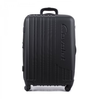Cavalet Malibu 103/123 л чемодан из ABS пластика на 4 колесаx черный