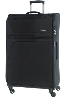 Чемодан гигант 104/117 л March Focus Black (L)