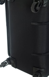 Чемодан гигант 104/117 л March Focus Black (L)