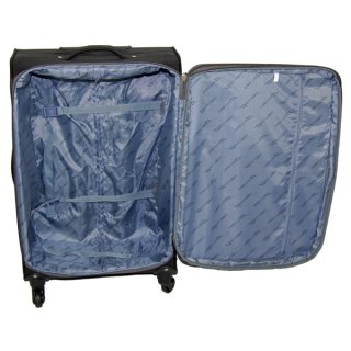 Чемодан гигант 105 л Carry:Lite Contrast Black (L)