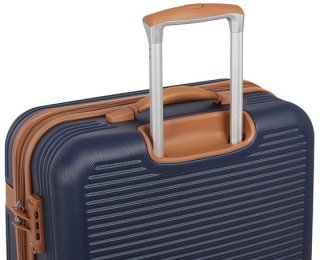 Чемодан гигант 127/155 л Rock Valiant Navy Blue Hardshell Expandable (L)