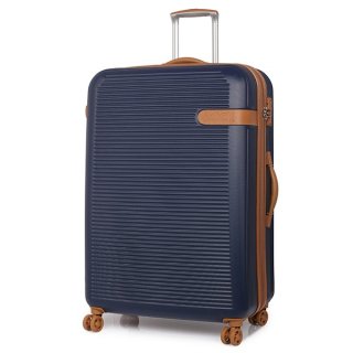 Чемодан гигант 127/155 л Rock Valiant Navy Blue Hardshell Expandable (L)