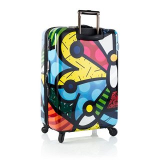 Чемодан гигант из композитного поликарбоната 101 л Heys Britto Butterfly , разноцветный