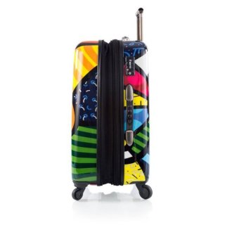 Чемодан гигант из композитного поликарбоната 101 л Heys Britto Butterfly , разноцветный
