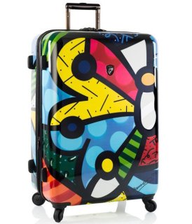 Чемодан гигант из композитного поликарбоната 101 л Heys Britto Butterfly , разноцветный