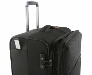 Чемодан гигант из нейлона на 4-х колесах 108-128 л Roncato Zero Gravity Dlx, черный