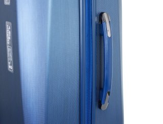 Валіза гігант із пластику 4-х колісна 110 л March New Carat, синій