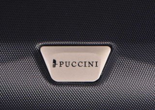 Чемодан гигант из пластика на 4-х колесах 102 л PUCCINI PARIS черный