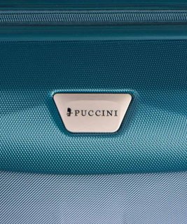 Чемодан гигант из пластика на 4-х колесах 102 л PUCCINI PARIS изумрудный