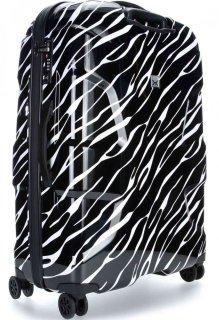 Чемодан гигант из поликарбоната 103 л Titan X2, черный с белым