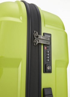 Чемодан гигант из поликарбоната 103 л Titan X2 Lime Green
