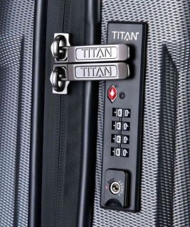 Валіза гігант із полікарбонату 113 л Titan X2, сірий