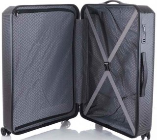 Чемодан гигант из поликарбоната 106 л Travelite Skywalk Black