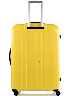 Чемодан гигант из поликарбоната 116/126 л Lojel Lucid, желтый