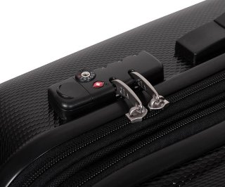 Чемодан гигант из поликарбоната 116/135 л Vip Collection Galaxy 28 Black