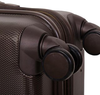 Чемодан гигант из поликарбоната 116/135 л Vip Collection Galaxy 28 Brown