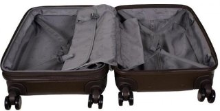 Чемодан гигант из поликарбоната 116/135 л Vip Collection Galaxy 28 Brown