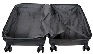 Чемодан гигант из поликарбоната 116/135 л Vip Collection Galaxy 28 Grey