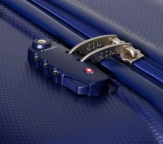 Чемодан гигант из поликарбоната 116/135 л Vip Collection Galaxy 28 Navy
