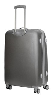 Чемодан гигант из поликарбоната 116/135 л Vip Collection Galaxy 28 Silver