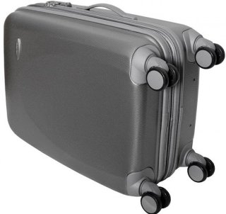 Чемодан гигант из поликарбоната 116/135 л Vip Collection Galaxy 28 Silver