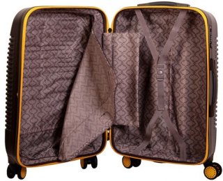 Чемодан гигант из поликарбоната 120 л Vip Collection Bahamas 28 Brown