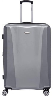 Чемодан гигант из поликарбоната 99/120 л Cavalet Chill, серебристый