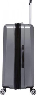 Чемодан гигант из поликарбоната 99/120 л Cavalet Chill, серебристый