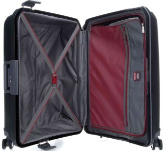 Чемодан гигант из полипропилена 113 л Travelite Makro, черный