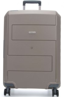 Чемодан гигант из полипропилена 113 л Travelite Makro Taupe