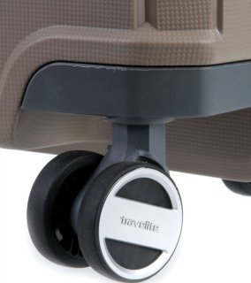 Чемодан гигант из полипропилена 113 л Travelite Makro Taupe