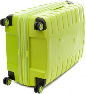 Чемодан гигант из полипропилена 114/125 л Roncato Spirit, зеленый