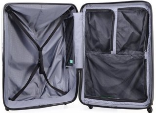 Чемодан гигант из полипропилена 117 л Lojel Vita Matte black