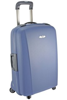 Чемодан гигант из полипропилена на 4-х колесах 125 л Roncato Flexi, синий