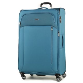 Валіза гігант із текстилю 4-х колісна 118/136 л Rock Aura II (XL) Teal
